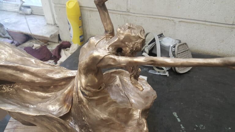 Laura Teste Contemporary Bronze Figurative Sculptor Lose Yourself