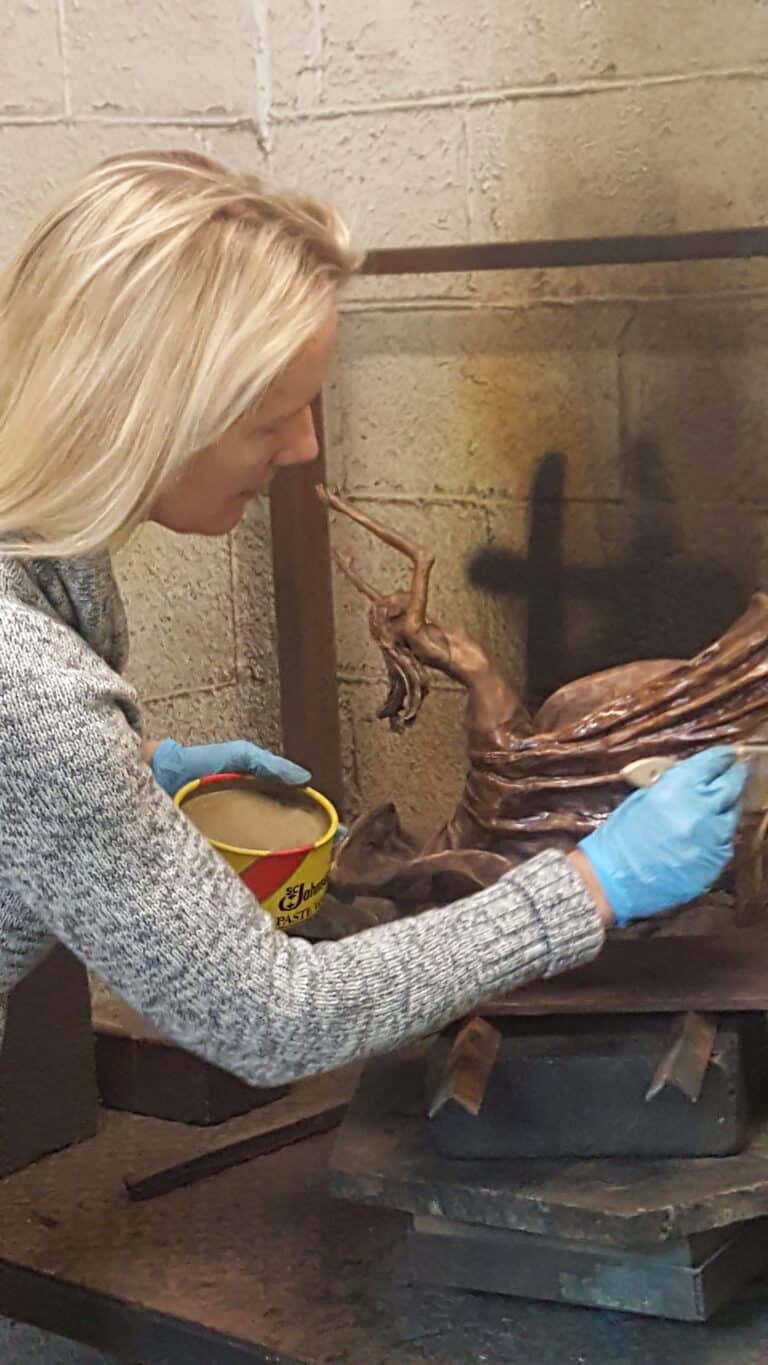 Laura Teste Contemporary Bronze Figurative Sculptor Lose Yourself