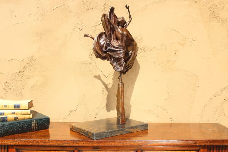 Laura Teste Bronze Contemporary Sculpture Blue SKy