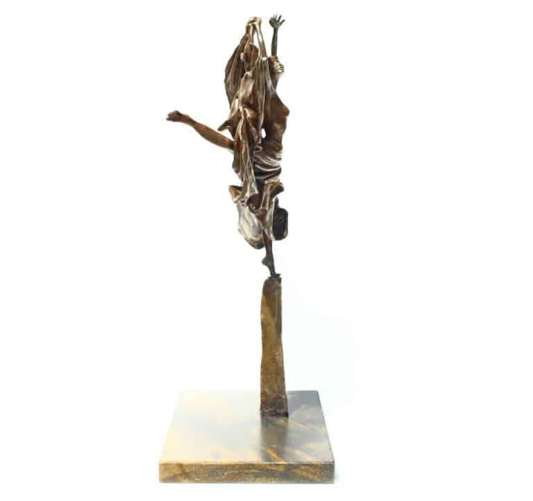 Laura Teste Bronze Contemporary Sculpture Blue SKy
