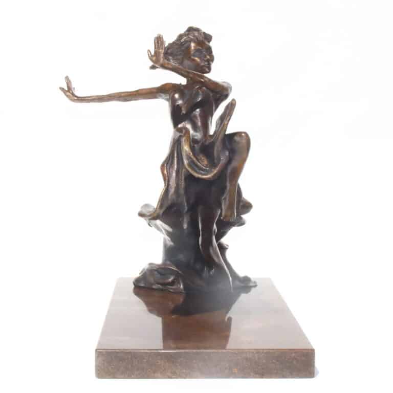 Laura Teste Bronze Contemporary Sculpture BREATHLESS
