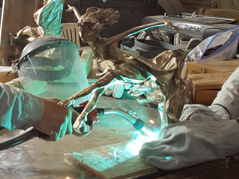 Laura Teste Contemporary Bronze Sculpture The Graduate