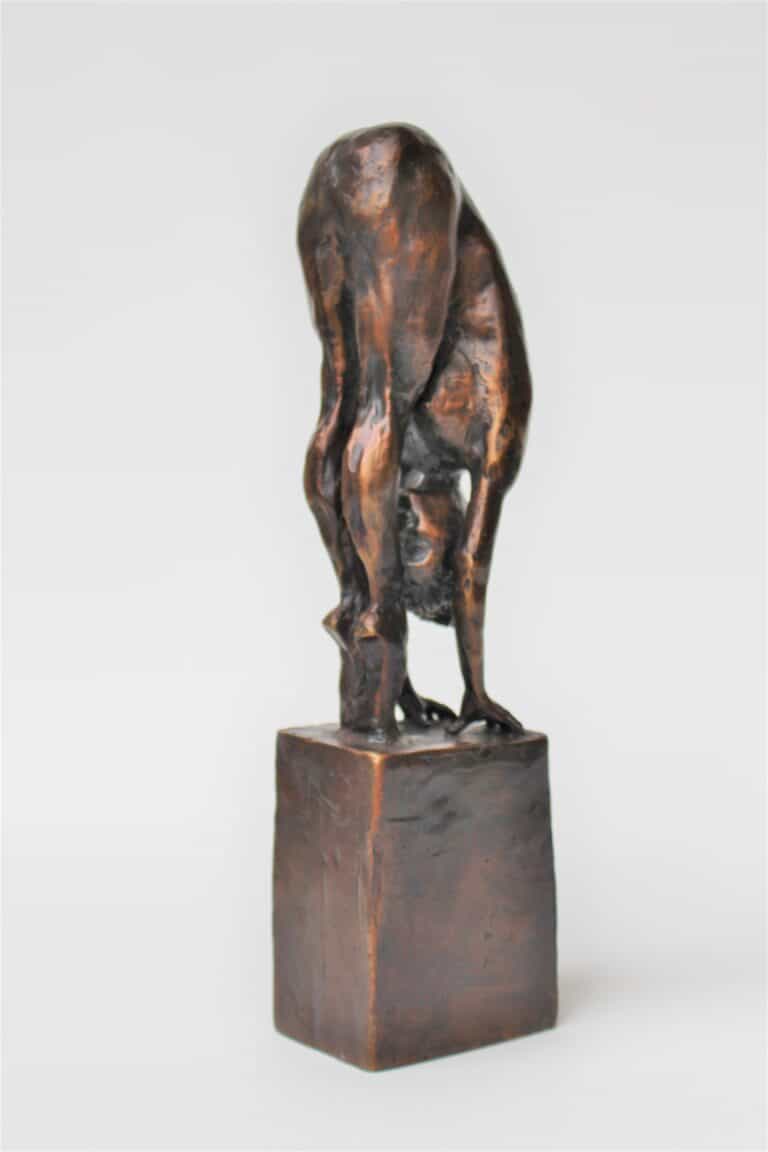 Laura Teste Bronze Contemporary Sculpture Grounded