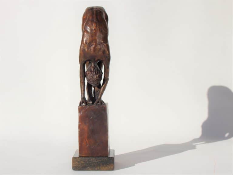 Laura Teste Bronze Contemporary Sculpture Grounded