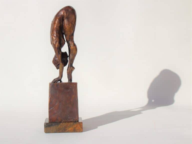 Laura Teste Bronze Contemporary Sculpture Grounded