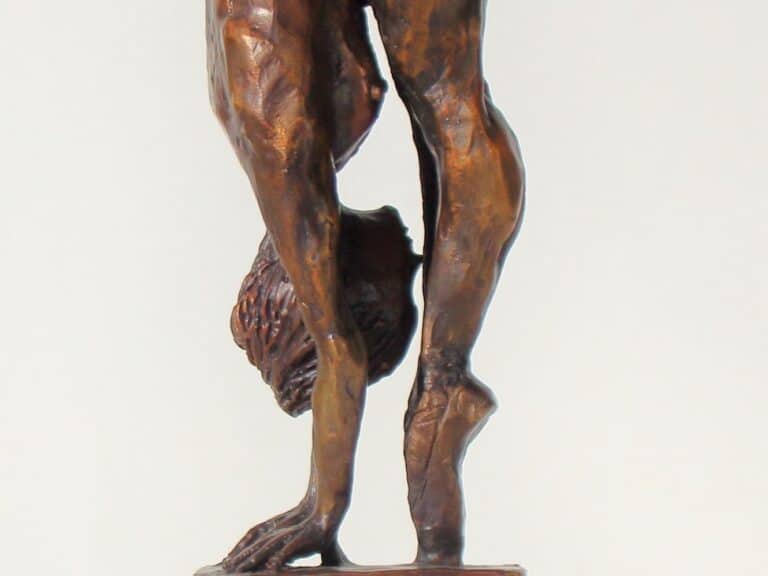 Laura Teste Bronze Contemporary Sculpture Grounded