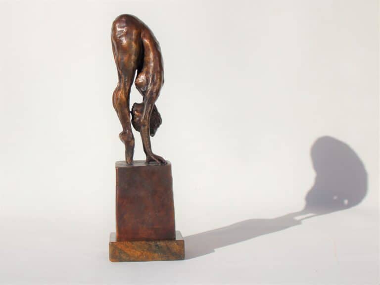 Laura Teste Bronze Contemporary Sculpture Grounded
