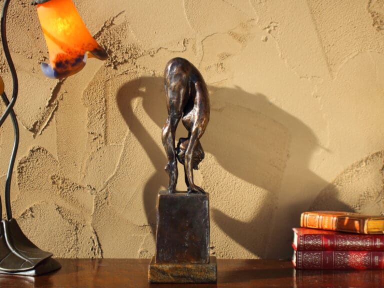 Laura Teste Bronze Contemporary Sculpture Grounded