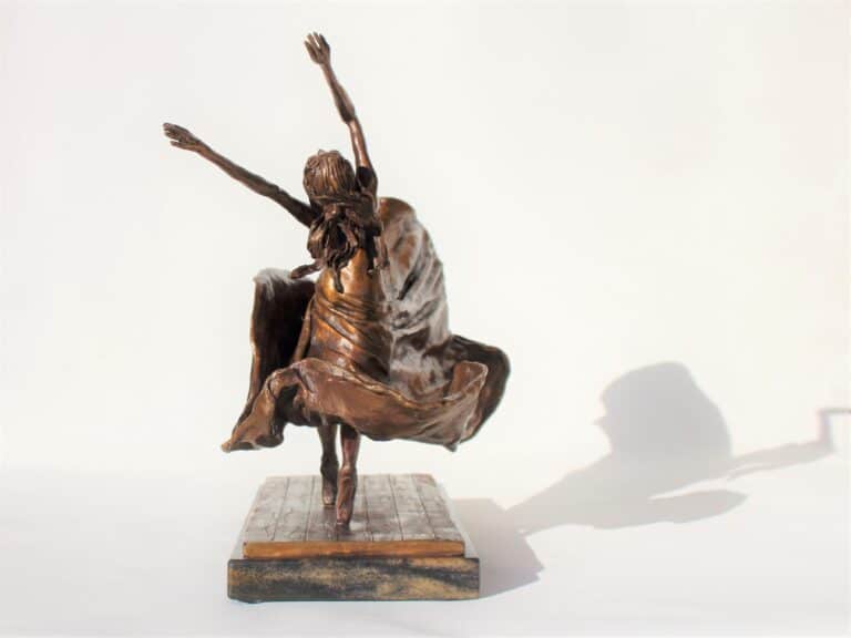 Laura Teste Contemporary Bronze Figurative Sculptor Lose Yourself