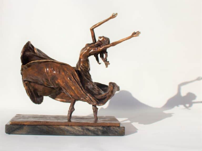 Laura Teste Contemporary Bronze Figurative Sculptor Lose Yourself