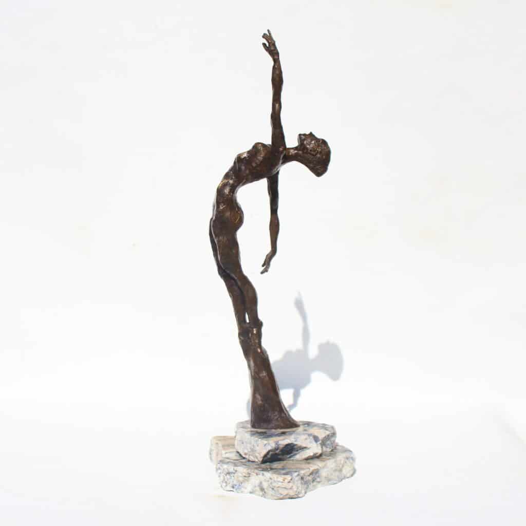 Laura Teste Bronze Contemporary Sculpture Archer
