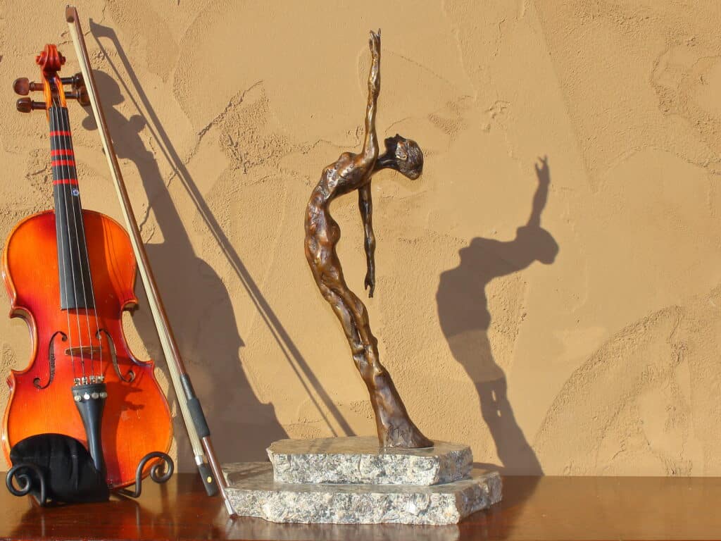 Laura Teste Bronze Contemporary Sculpture Archer