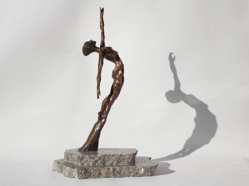 Laura Teste Bronze Contemporary Sculpture Archer