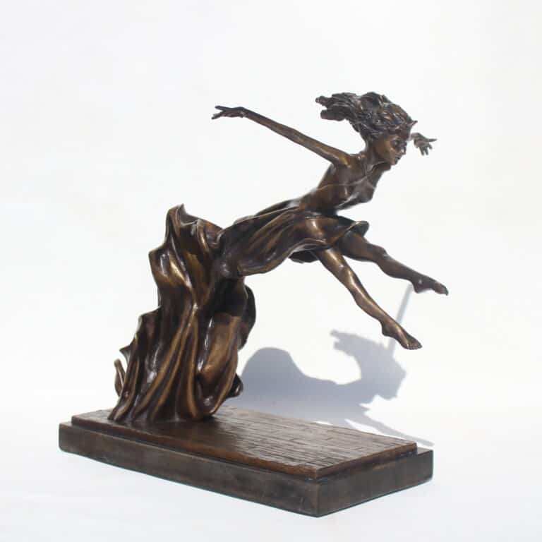 Laura Teste Contemporary Bronze Sculpture The Graduate