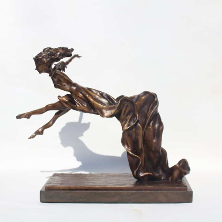 Laura Teste Contemporary Bronze Sculpture The Graduate