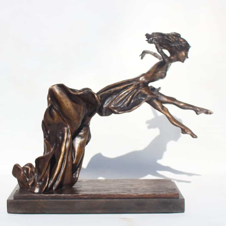 Laura Teste Contemporary Bronze Sculpture The Graduate
