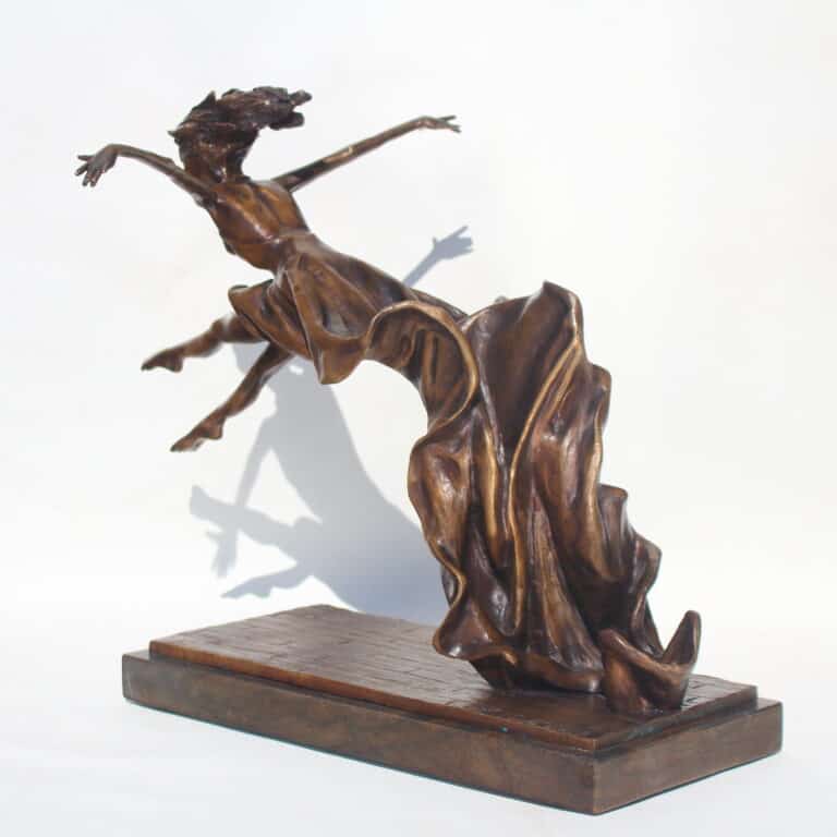 Laura Teste Contemporary Bronze Sculpture The Graduate