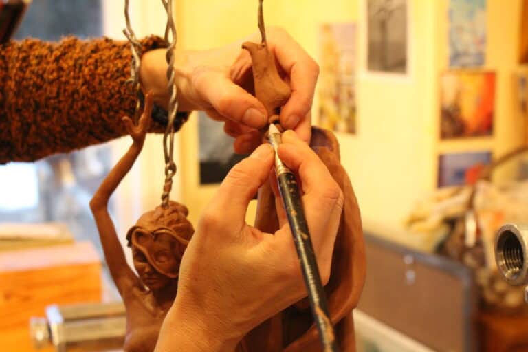 Laura Teste Contemporary Bronze Sculpture Up All Night