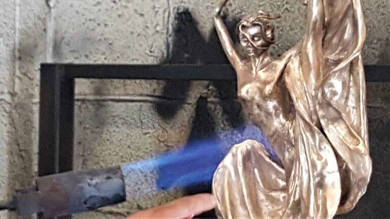 Laura Teste Contemporary Bronze Sculpture Up All Night