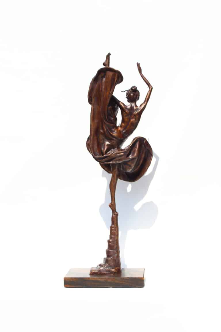 Laura Teste Contemporary Bronze Sculpture Up All Night