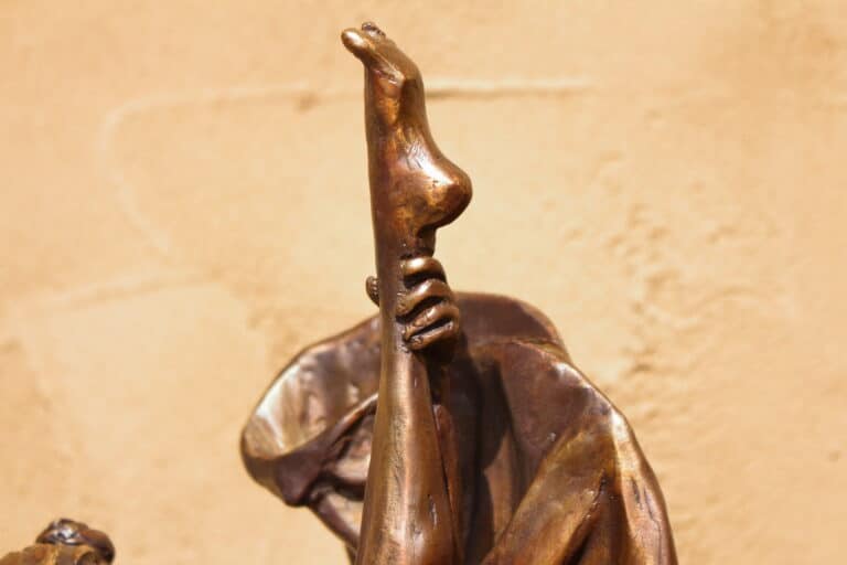 Laura Teste Contemporary Bronze Sculpture Up All Night