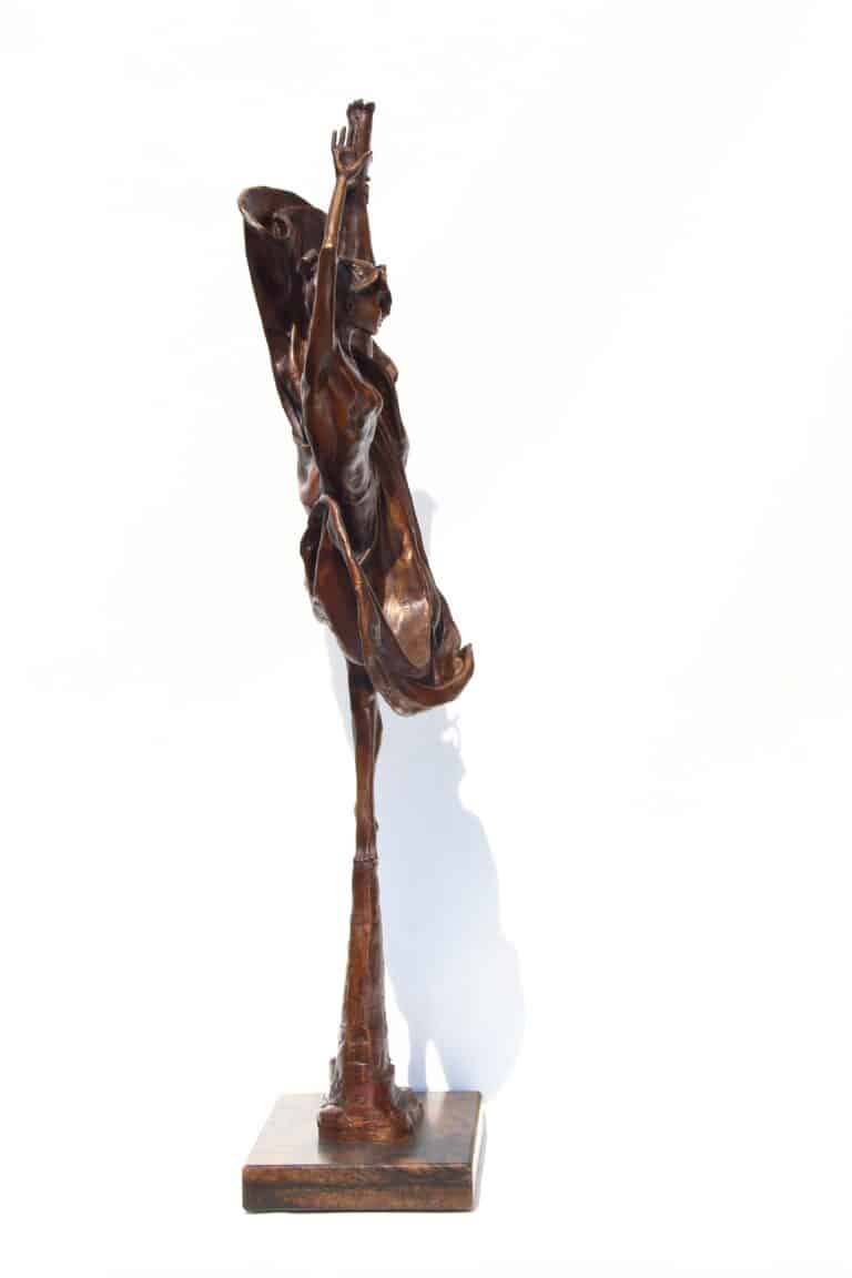 Laura Teste Contemporary Bronze Sculpture Up All Night