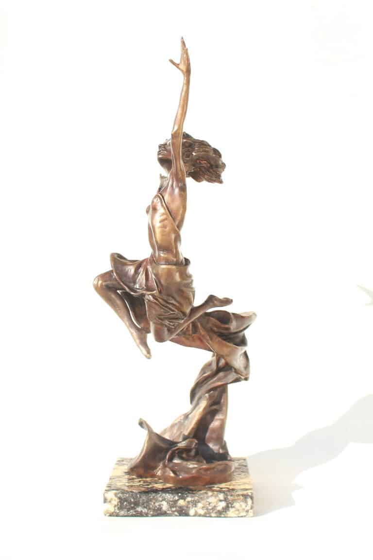 Laura Teste Bronze Contemporary Sculpture Saw Lightning