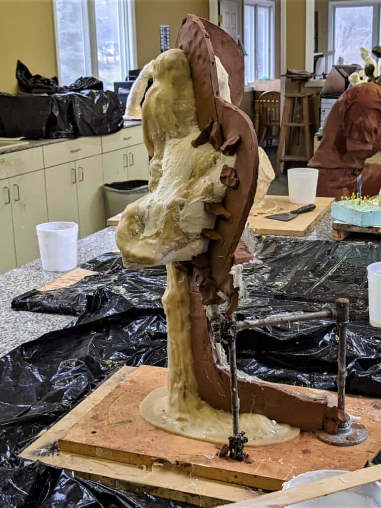 Laura Teste Contemporary Bronze Sculpture tIED IN kNOTS