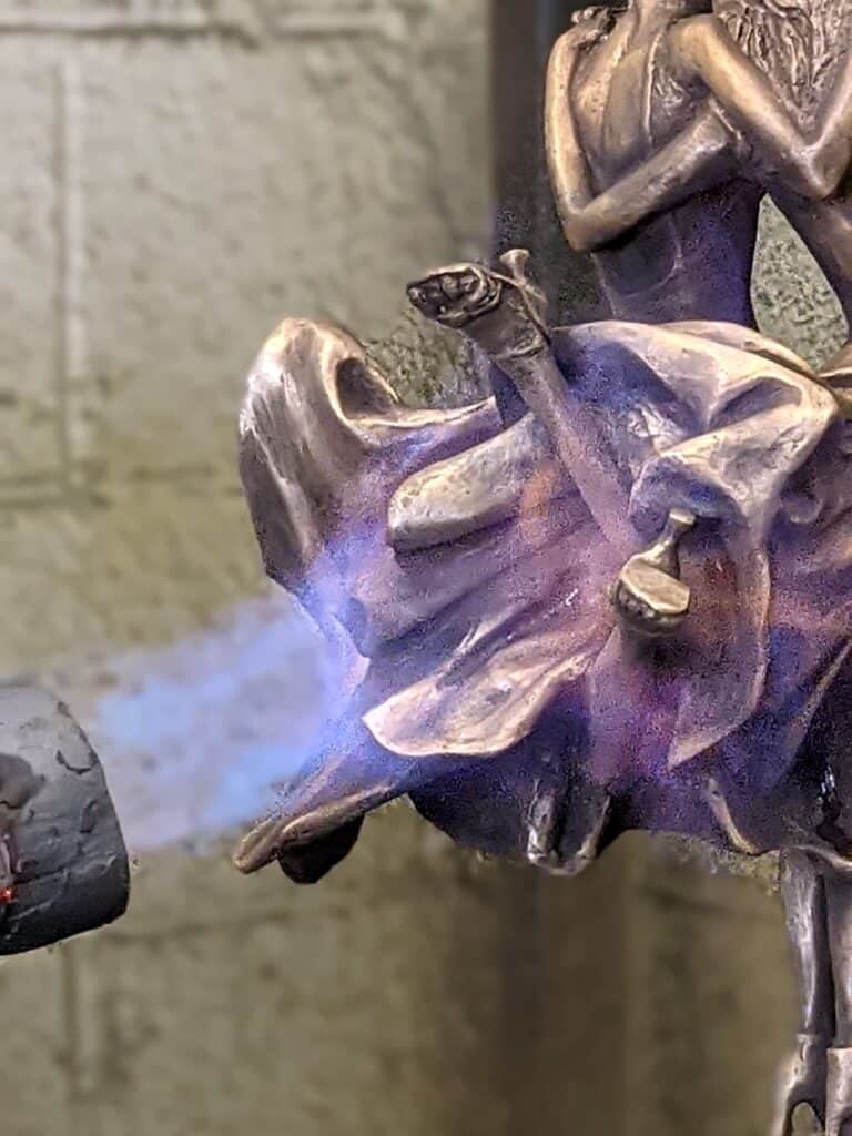 Laura Teste Contemporary Bronze Sculpture tIED IN kNOTS