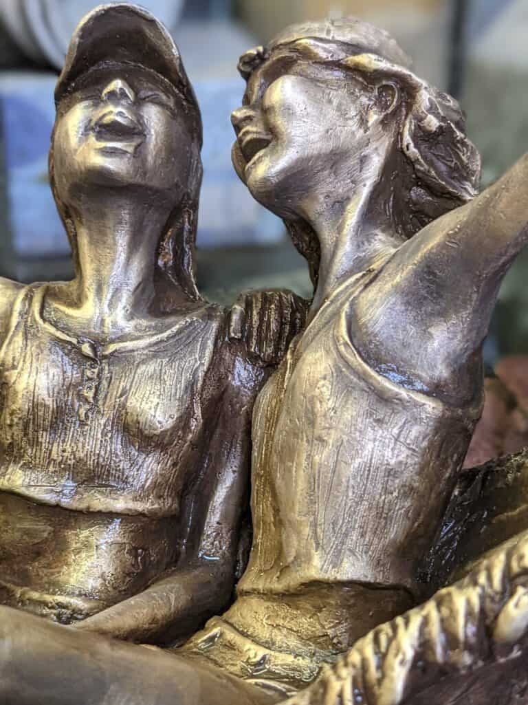 Laura Teste Contemporary Bronze Sculpture The HAMMOCK