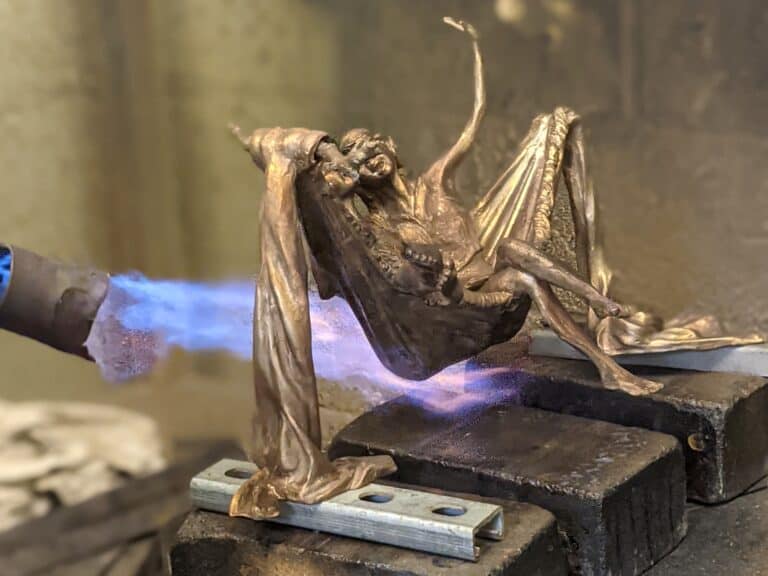 Laura Teste Contemporary Bronze Sculpture The HAMMOCK