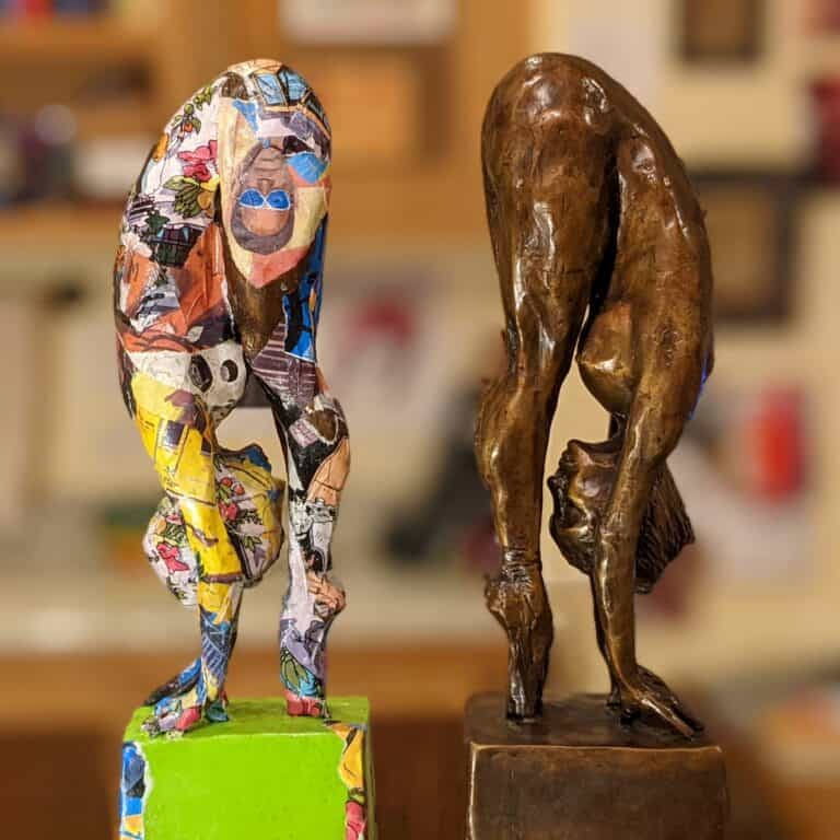 Laura Teste Contemporary Bronze Sculpture Paradigms Collab Project