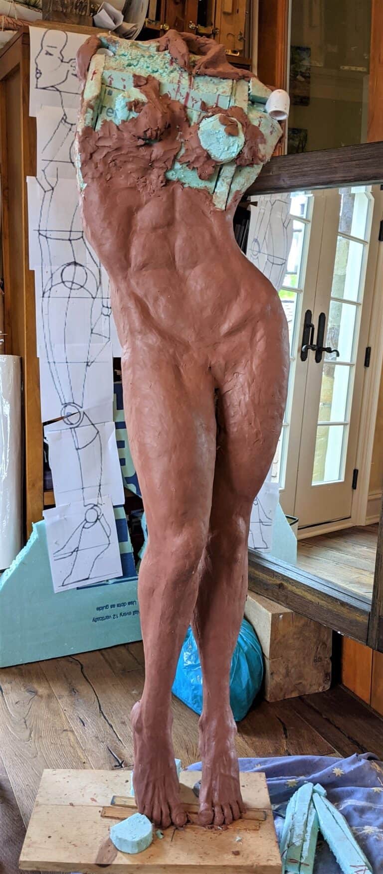 Laura Teste Contemporary Bronze Sculpture Inner Muse Clayton NC