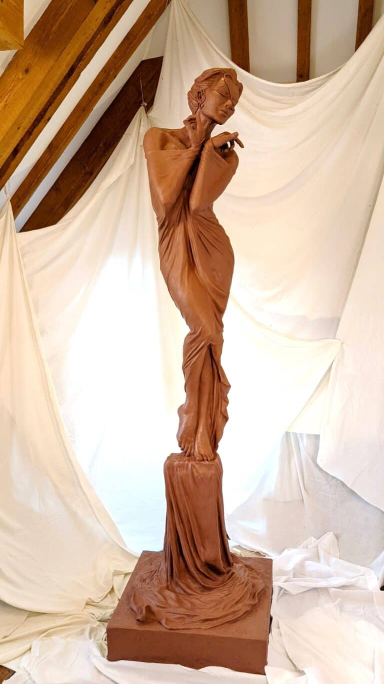 Laura Teste Contemporary Bronze Sculpture Inner Muse Clayton NC