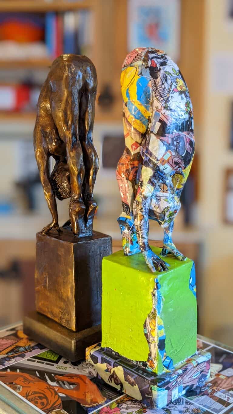 Laura Teste Contemporary Bronze Sculpture Paradigms Collab Project