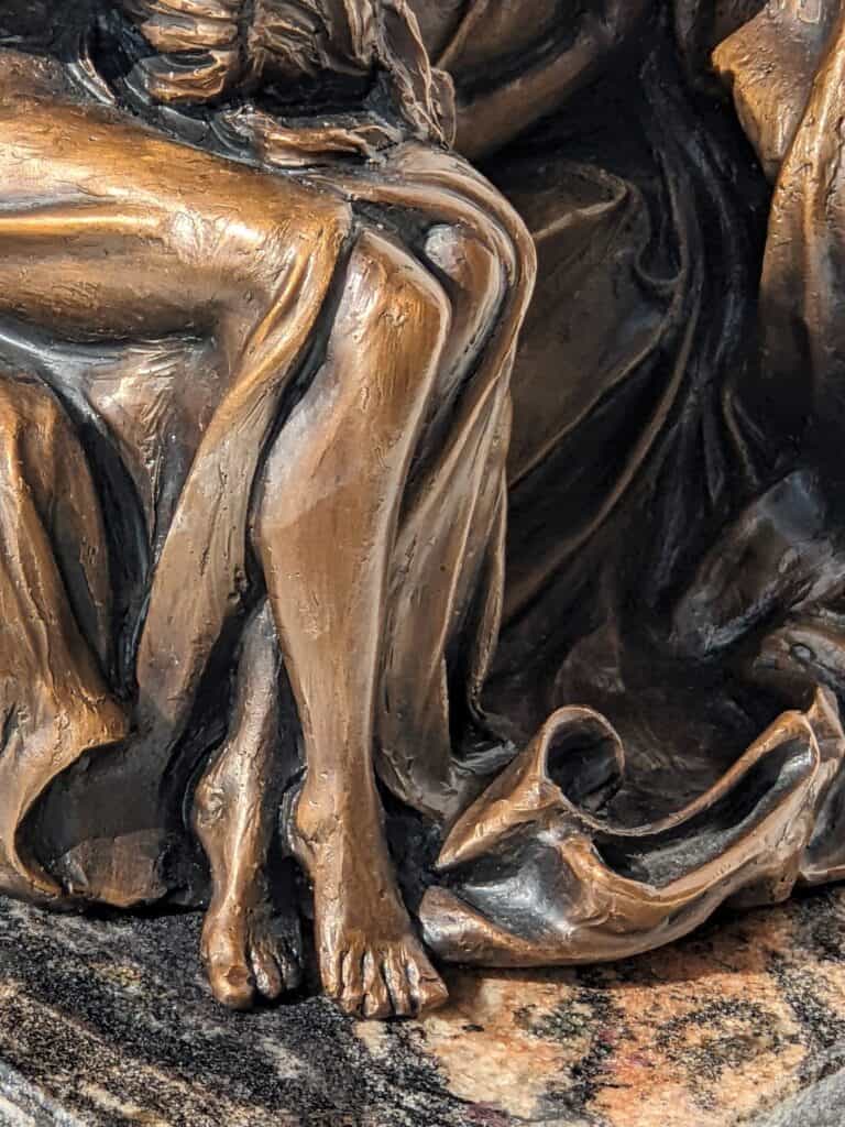 Laura Teste Contemporary Bronze Sculpture Heart to Heart