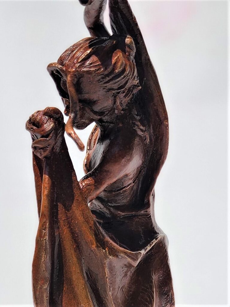 Laura Teste Contemporary Bronze Sculpture Sea Cliff Sea Sisters