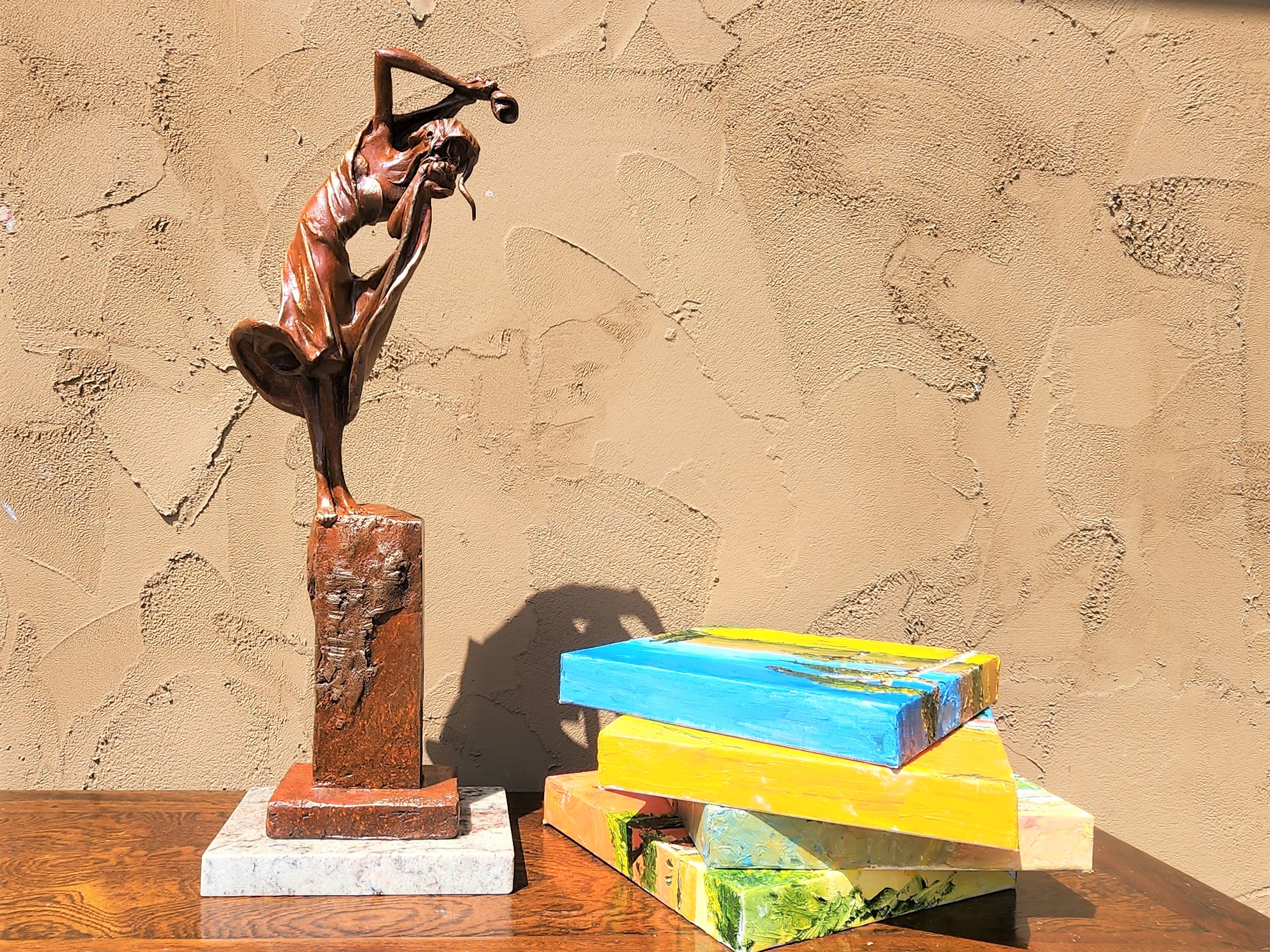 beautiful elegant bronze dancer girl woman female figurative sculpture art like MacDonald or Bradley