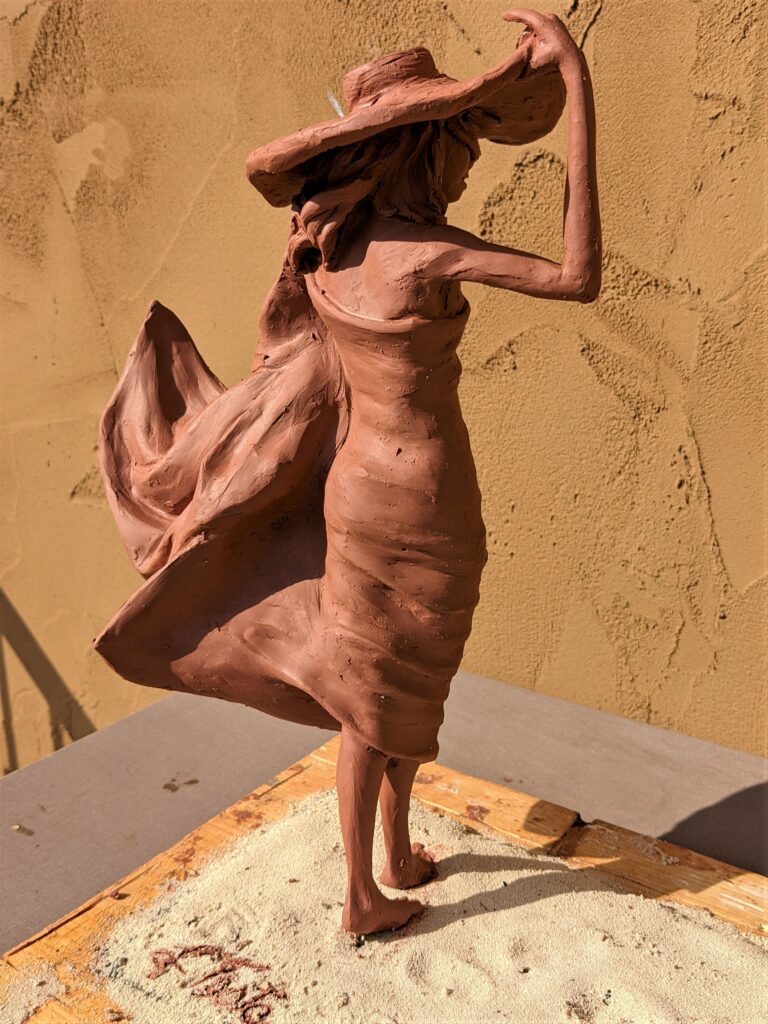 Laura Teste Contemporary Bronze Sculpture Sea Sun Sea Sisters