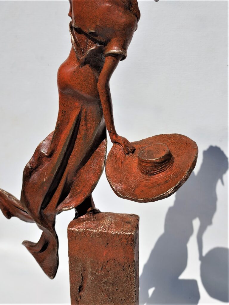 Laura Teste Contemporary Bronze Sculpture Sea Wind Sea Sisters
