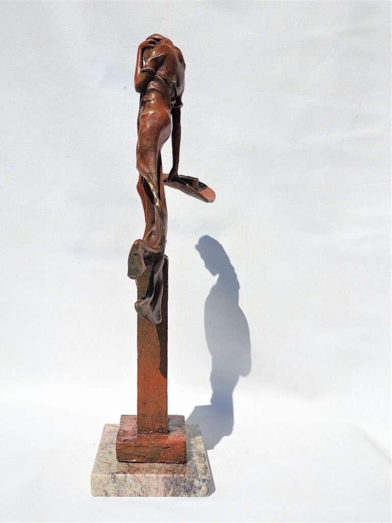 Laura Teste Contemporary Bronze Sculpture Sea Wind Sea Sisters