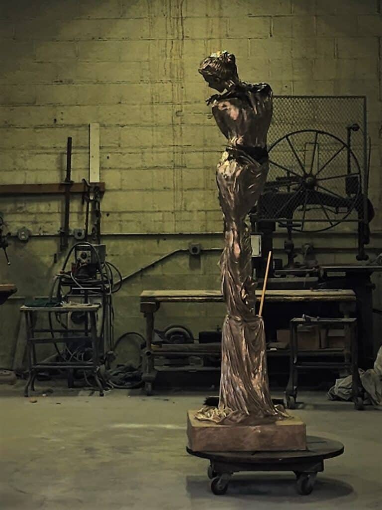 Laura Teste Contemporary Bronze Sculpture Inner Muse Clayton NC