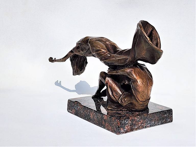 Laura Teste Contemporary Bronze Figurative Pas de Deux