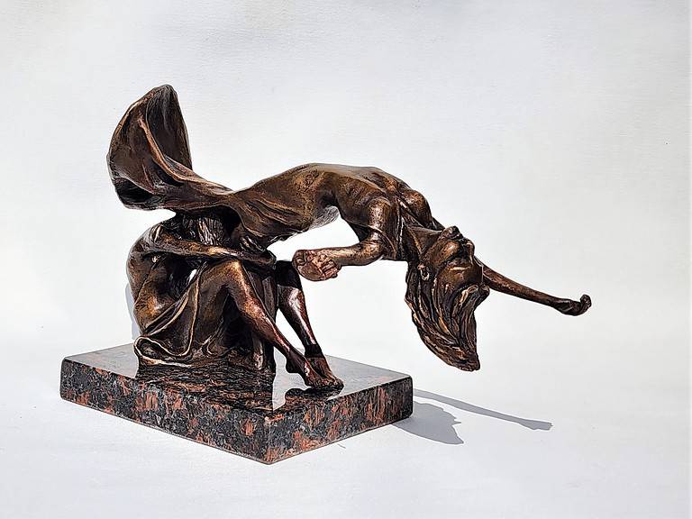 Laura Teste Contemporary Bronze Figurative Pas de Deux