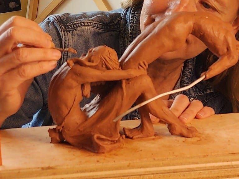 Laura Teste Contemporary Bronze Figurative Pas de Deux