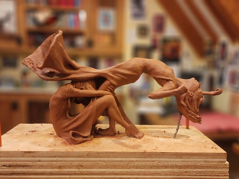 Laura Teste Contemporary Bronze Figurative Pas de Deux