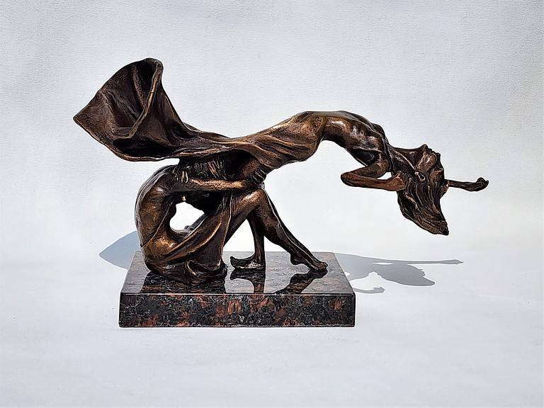 Laura Teste Contemporary Bronze Figurative Pas de Deux