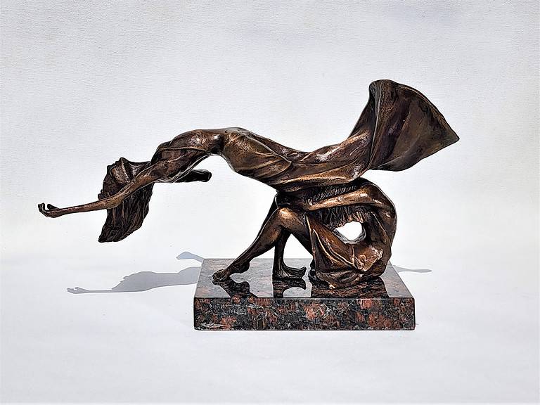 Laura Teste Contemporary Bronze Figurative Pas de Deux