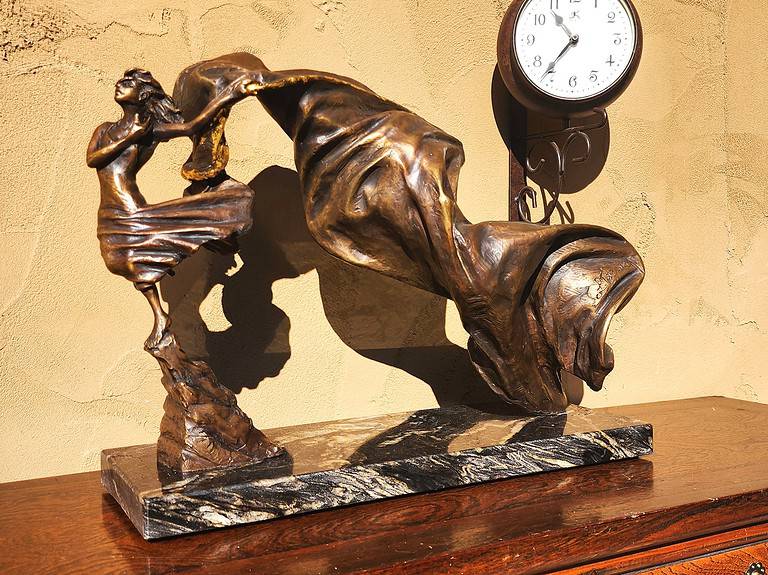 Laura Teste Bronze Contemporary Sculpture Aria pf Poets Time Series