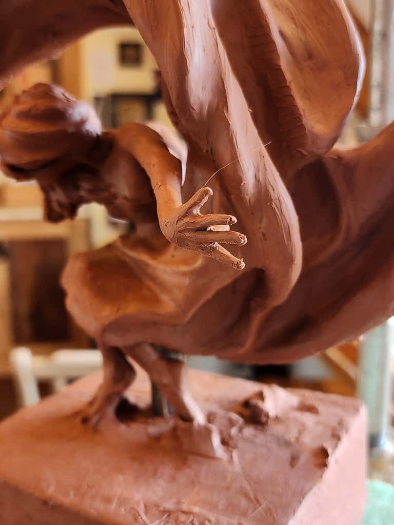 Laura Teste Contemporary Bronze Sculpture Touch and Go